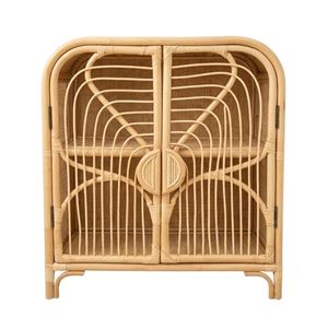 Armario de ropa para muñecas American Girl de ratán, hecho a mano, organizador de juguetes sostenible, venta al por mayor - Product Image 2