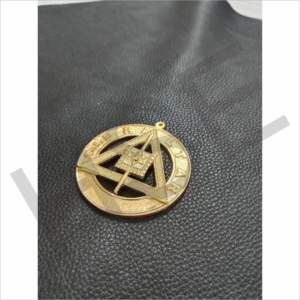 Jefel Personalizado Mosonic Regalia Gibraltar Chapado en Oro - Product Image 4