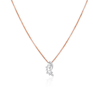 Cadena de oro rosa de 18 quilates para mujer, 4,24 g, peso regular, collar de eslabones delicados para mujer, joyería fina minimalista elegante y de lujo unisex - Product Image 4