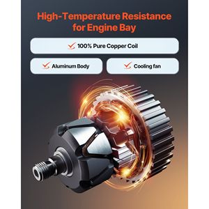 Alternatore per Auto Chevrolet Impala 11185 Compatibile con LS LT 3.5L 2006-2011, Impala LTZ 3.9L 2009-2010, Monte Carlo V6 2006-2007 - Product Image 5