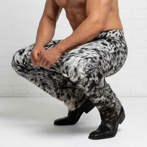 Pantalon en cuir véritable pour homme, style western, vêtement décontracté pour adulte, qualité supérieure. - Product Image 5