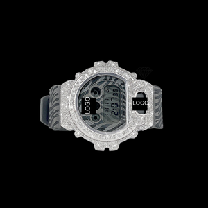 Unique Design Custom Iced Out Moissanite <b>Diamond</b> <b>Watch</b> Hip Hop Bling Bling Luxury Quartz <b>Watch</b> for Men Available For Sale - Product Image 3