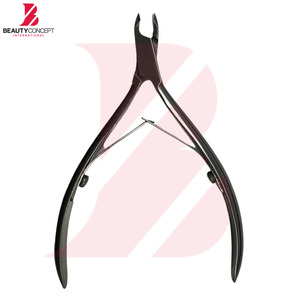 Coupe-cuticules noir mat de qualité supérieure, ciseaux à ongles en acier inoxydable de qualité supérieure, outils de manucure professionnels de qualité salon - Product Image 2