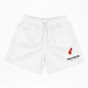 Shorts décontractés en polyester pour hommes, tissu doux, respirant, léger, taille élastique, confortable, à séchage rapide, pour la salle de sport et la course à pied - Product Image 1