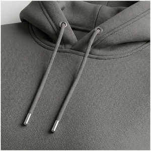 Conjunto Deportivo Unisex Gris de 2 Piezas con Capucha, Pantalones Largos y Chaqueta con Estampado Frontal, Ropa Casual de Otoño - Product Image 4