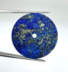 Esfera de reloj de lapislázuli natural, plana, tamaño 31.50 mm, grosor 0.9 mm, esfera para reloj - Product Image 1