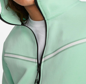 Conjunto Deportivo de Alta Calidad para Mujer, Color Verde Menta, con Cierre Completo, Transpirable, de Poliéster y Elastano, Ropa Deportiva Informal para Primavera - Product Image 4