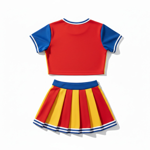 Ropa de Animadoras Lista para el Espectáculo, Costuras Reforzadas para Acrobacias, Colores y Logotipos Personalizados para la Creación de Identidad en el Equipo - Product Image 3