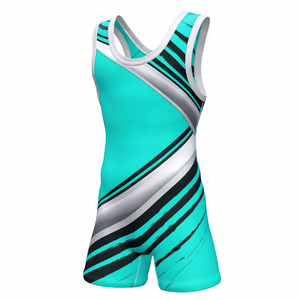 Combinaison de lutte réversible en polyester épais pour homme, personnalisable, imprimée, vêtements de sport, uniforme de lutte en gros - Product Image 6