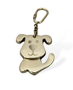 Porte-clés en alliage de zinc, motif chien vintage, dessin animé, pour sac, voiture, cadeau promotionnel, modèle KC26 Tajdaar - Product Image 3