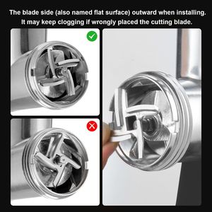 Tritacarne Elettrico con Capacità di 4,2 Libbre/Minuto, Lama in Acciaio Inox e Piastra di Macinazione per Salsicce e Kebab, Kit in Acciaio Inox - Product Image 4