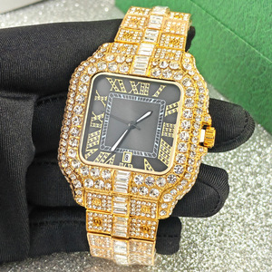 Nuevo Reloj de Cuarzo Cuadrado para Hombre, Relojes de Pulsera Masculinos de Lujo con Diamantes, Estilo Hip Hop, Relojes de Hombre con Cristales Brillantes - Product Image 2