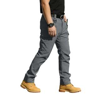 OEM Customized Men's Safety <b>Work</b> Pants Multi-Pockets Mechanic Cargo 100% Cotton Twill <b>Waterproof</b> Breathable Fluorescent - Product Image 4
