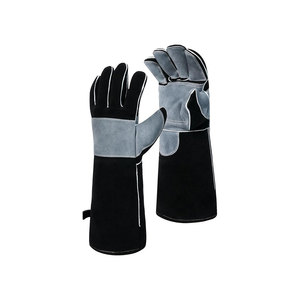 Gants de soudage de qualité supérieure, coque en cuir, doublure Nomex, résistants à la chaleur, type A, protection contre les éclaboussures - Product Image 1