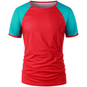 Prix de gros, t-shirts pour hommes imprimés sur mesure, tissu en polyester/coton de haute qualité, durable, confortable, vêtements décontractés - Product Image 1