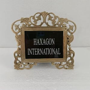 Superior Quality Durable Eco-Friendly <b>Large</b> Size Brass Antique Photo <b>Frame</b> Customized Color & Size for Indoor Bedroom - Product Image 5