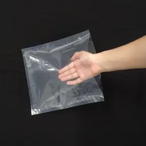 Custom Print Vacuum Laminated 3 Side Seal Plastic Packing Bags For Food Grade And Freeze Packaging