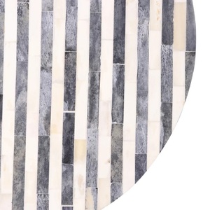 Eco-Friendly Grey and White Stripe Luxury Handmade Traditional Design Modern Appearance <b>Stool</b> Furniture for Living Room <b>Bedroom</b> - Product Image 2