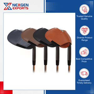 Distribuidor de Primera Categoría Ofrece Fundas de Piel Sintética para Palos de Golf, Hechas a Mano, Elegantes y de la Mejor Calidad, con Cierre de Hebilla, para Compradores Mayoristas - Product Image 6