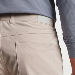 Pantalon cargo décontracté pour homme, style utilitaire, multi-poches, 100% coton, léger, imperméable, pour un usage quotidien - Product Image 3