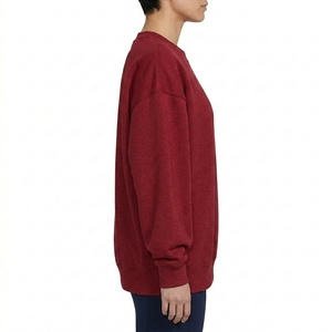 Women's <b>Oversized</b> Cotton Fleece <b>Hoodie</b> Heavyweight Pullover Drop Shoulder Custom Logo OEM Manufacturer - Product Image 5