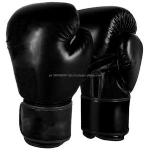 Guantes de Boxeo de Cuero al por Mayor de 8-14 oz con Logotipo Personalizado para Adultos y Niños, Entrenamiento de MMA y Kick Boxing, Negro, Rojo, Blanco, Azul - Product Image 6