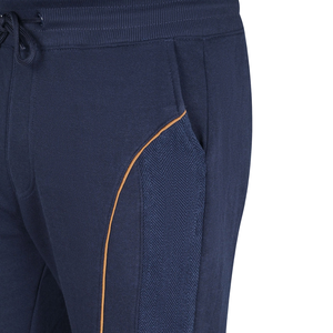 <b>Mens</b> Cotton Polyester <b>Tapered</b> <b>Jogger</b> Pants Drawstring Elastic Waist Contrast Panel Sweatpants Casual Gym Training Running Bottom - Product Image 6