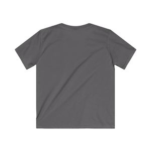 เสื้อยืดคอกลมแขนสั้นสีเทาชาร์โคลสำหรับเด็ก พร้อมโลโก้ปักลายแจ็คแอนด์จิลออฟอเมริกา เสื้อยืดลำลองผ้าฝ้ายสำหรับเด็ก - Product Image 6
