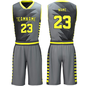 Conjunto de Uniforme de Baloncesto, Camiseta sin Mangas y Pantalones Cortos, Conjunto de Entrenamiento de Baloncesto, Pantalones Cortos de Malla Transpirable - Product Image 1