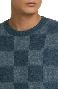 Autumn <b>Men</b> High Street Knitted Pullover <b>Wool</b> Loose Padded Print <b>Sweaters</b> Streetwear Anti-Shrink Feature Front Logo Embroidery - Product Image 5
