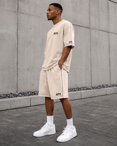 Achetez des ensembles courts pour hommes Rits Enterprises à prix avantageux, mode estivale, deux pièces, décontractés, à porter tous les jours, respirants, 100% coton jersey 200g - Product Image 5