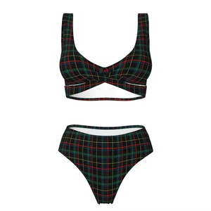 Traje de Baño Bikini de Dos Piezas para Mujer, Talla Grande, Transpirable, Cintura Alta, Top Corto con Hombros Caídos, Tallas Personalizables, 2026 - Product Image 5