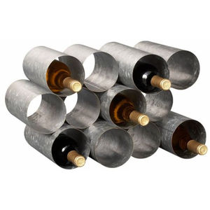 Moderno Estante de Vino Hexagonal Geométrico de Metal, Soporte para Botellas Independiente, Organizador de Almacenamiento de Vino de Hierro en Tono Dorado para Mesa - Product Image 2