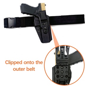 Black Tactical Kydex <strong>Holster</strong> Durable Concealed Carrying Equipment - Product Image 4