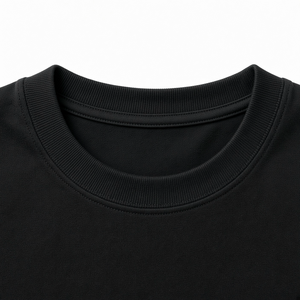 Camiseta de Manga Corta Oversize con Estampado de León Gold Mile, Estilo Urbano para Hombre, Corte Jersey, Cuello Redondo Negro - Product Image 5