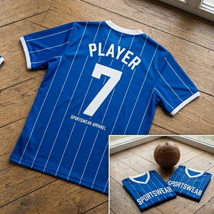 เสื้อฟุตบอลคอวีแบบสปอร์ต เสื้อฝึกซ้อมฟุตบอลแขนสั้นแบบยูนิเซ็กซ์ เสื้อผ้ากีฬา เสื้อฟุตบอลแบบแห้งเร็ว - Product Image 6