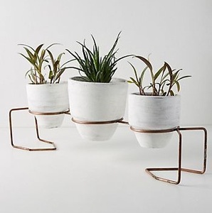Support de fleurs en métal durable, minimaliste et écologique, porte-plantes d'intérieur, support de pot de fleurs, design circulaire, revêtement en poudre, décoration intérieure - Product Image 4