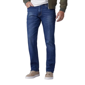 Denim Jeans <b>Men</b> Casual Breathable Woven Softener Loose Fit <b>Stretch</b> Straight Eco-Friendly Street Style Made in Pakistan - Product Image 2