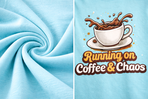 Camiseta Personalizada para Amantes del Café con Frase Divertida, Camiseta Gráfica Unisex de Algodón Casual de Manga Corta, Ropa al por Mayor OEM ODM - Product Image 6