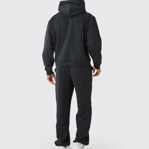 Chándal con estampado puff para hombre, con letras blancas, estilo urbano, largo completo, corte regular, para otoño, transpirable. - Product Image 6