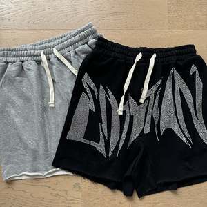 Shorts en coton pour hommes en gros, de marque de créateur, avec imprimé diamant tendance et tie-dye, collection Mixed Emotion - Product Image 1