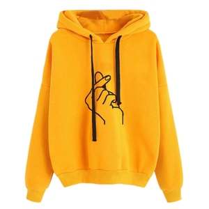 Vêtements d'hiver pour filles, sweat à capuche 100% coton, haute qualité, respirant, vêtements décontractés pour filles, sweat à capuche avec logo personnalisé - Product Image 6