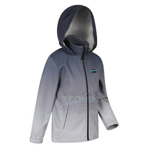Veste d'hiver softshell à capuche de haute qualité avec logo sur le devant pour hommes, fabriquée au Pakistan, séchage rapide et respirante, personnalisable - Product Image 2