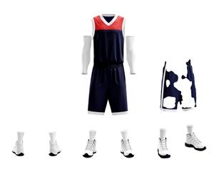 Ensembles d'uniformes de basket-ball réversibles pour jeunes en polyester à sublimation fournisseurs d'uniformes de basket-ball d'équipe personnalisés - Product Image 5