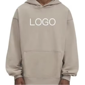 Sweat-shirt en coton surdimensionné de 500 g/m² fabriqué en usine, sur mesure, pour hommes, taille plus - Product Image 1