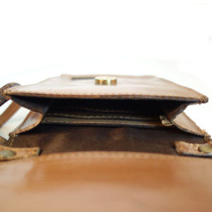 Bolso de Hombro de Cuero Vintage Unisex, Bolso de Viaje de Cuero Genuino, para Teléfono Móvil, Pasaporte, Tarjetas de Crédito, con Diseño Occidental - Product Image 4