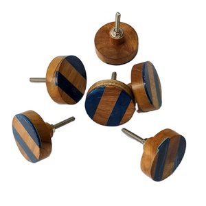 Classic Detachable Wooden <b>Drawer</b> Knob Indian Door Handles for Home Furniture Kitchen Bedroom Hotel Living Room School - Product Image 1