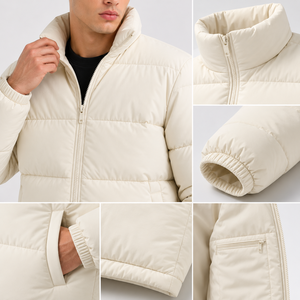 Veste d'hiver matelassée haut de gamme offrant une chaleur respirante et un confort pratique pour une protection élégante par les températures froides quotidiennes - Product Image 5