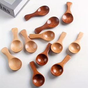 Premium Handmade Solid Wood Coffee <b>Measuring</b> <b>Spoon</b> Reusable Tea Scoop for Coffee Sugar Salt Spice Kitchen Use - Product Image 3