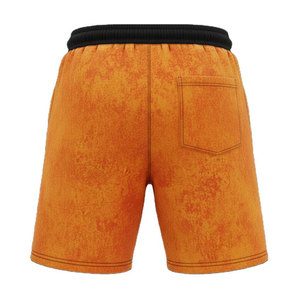 Shorts Vaqueros Rectos Estampados Brave Verdes, Cintura Media, Casuales, Transpirables, 100% Algodón, para Verano - Product Image 6